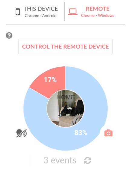 Controlling the remote device